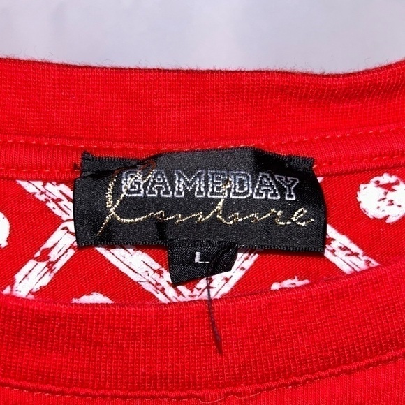 College Football Fan Tunic Top Pullover Long Sleeve Ohio State Buckeye OSU Shirt - Picture 10 of 10